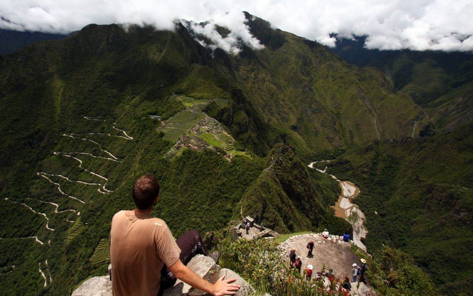 Wayna Picchu, overlooking Machu Picchu, Peru